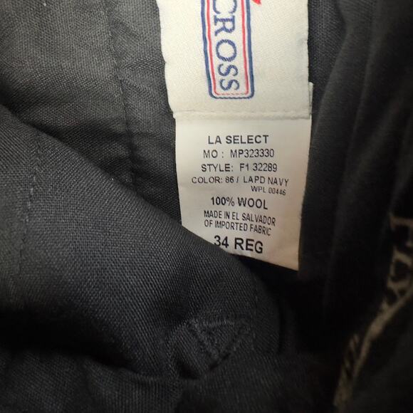 FLYING CROSS Fechheimer Uniform Pants Men’s 34x28  Regular F1 32289 LAPD Navy - Picture 2 of 13